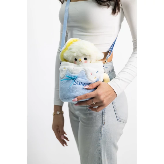 30 HUGS Bari-Kuckó táska kis bárány plüssel (20-25 cm)